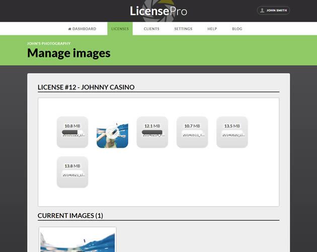 Create a new license